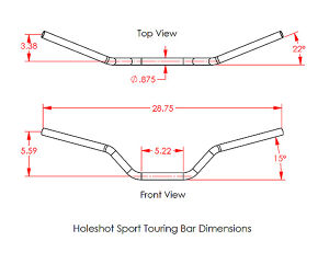 Holeshot Sport Touring Bars